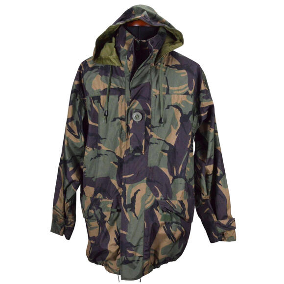 British Army Military DPM Woodland Jacket 180/96 M Reg MVP Gore Tex Zip Hooded - Picture 1 of 11